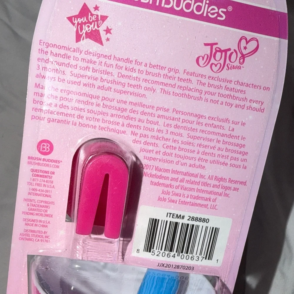 JoJo Siwa Blue Toothbrush and Colorful Cup Set‎